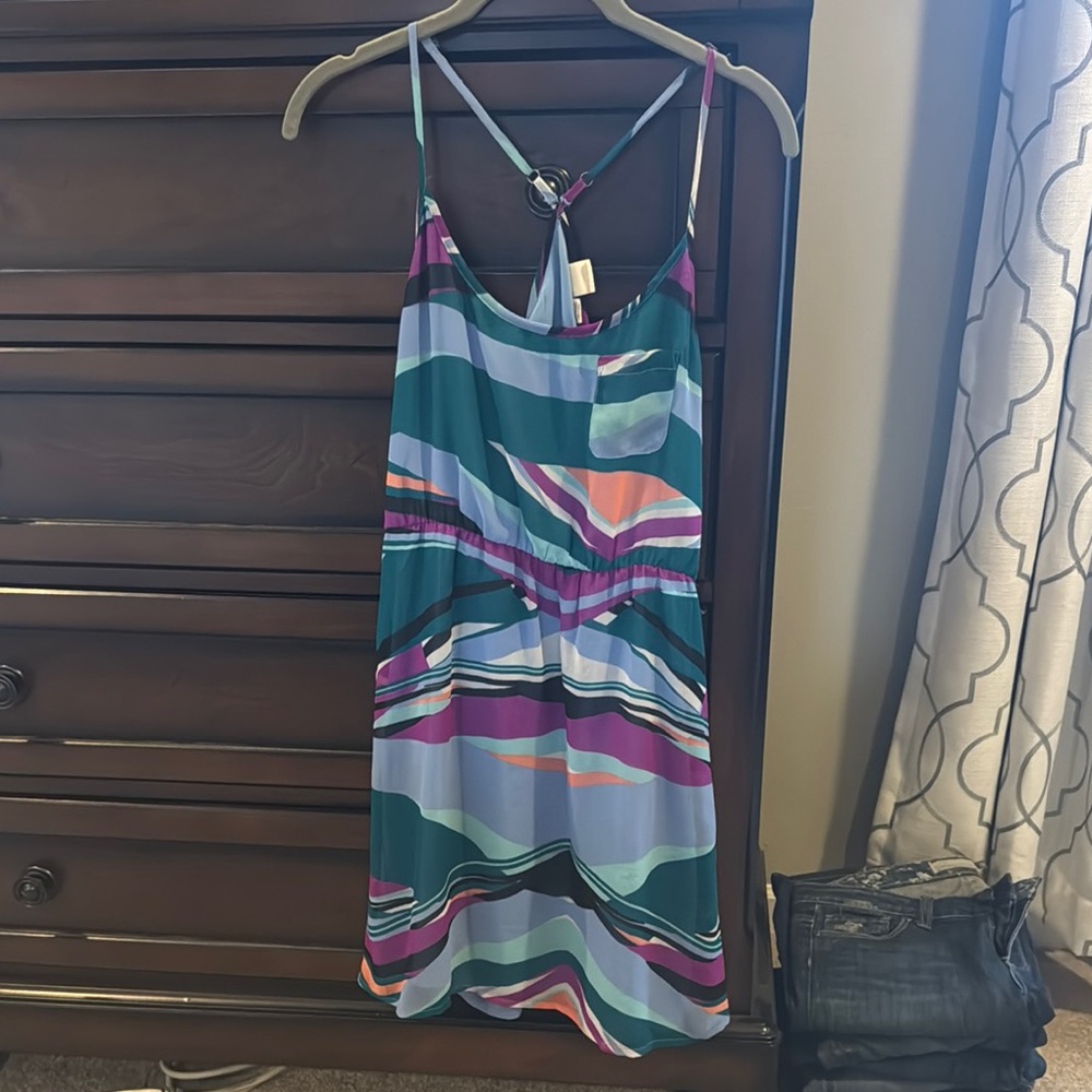 Roxy Multicolor Striped Midi Dress